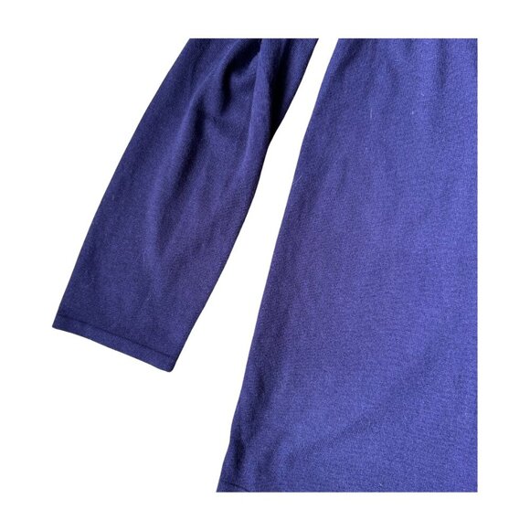 J.JILL eggplant 3 button wool blend cardigan size XL - Picture 5 of 9